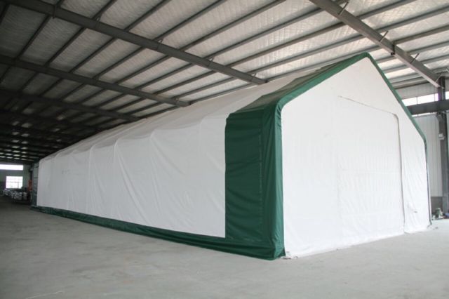 Gold Mountain Double Truss Peak Storage Shelter W40'xL64'xH23'